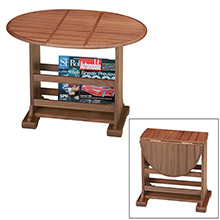 WHITECAP Teak drop leaf table