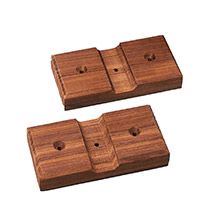 WHITECAP Teak rod storage rack mounting brackets - pair