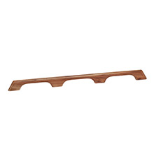 WHITECAP Teak handrail %2D 3 loops %2D 33 inch l