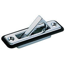 PERKO Spring Loaded Flush Pull %2D Chrome Plated Zinc %2D 3 and 4 inch x 3%2D 188 inch