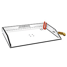 MAGMA Bait and Filet Mate Serving and Cutting Table %2D 20 inch White and Black