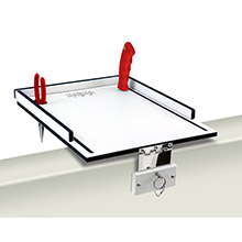 MAGMA Econo Mate Bait Filet Table %2D 12 inch %2D White and Black