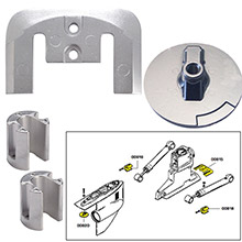 TECNOSEAL Anode kit w and hardware %2D mercury bravo 2%2D3 %2D aluminum