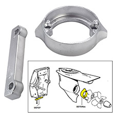 TECNOSEAL Anode kit w and hardware %2D volvo duo%2Dprop 280 %2D aluminum