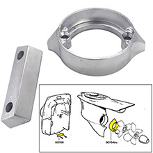 TECNOSEAL Anode kit w and hardware %2D volvo duo%2Dprop 290 %2D zinc