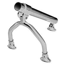 RUPP MARINE Adjustable center rigger base %2D silver