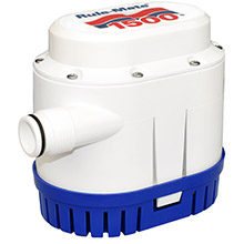 RULE mate 1500 gph fully automated bilge pump %2D 12v