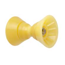 CE SMITH 4 inch bow bell roller assembly %2D yellow tpr