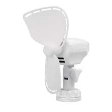 CAFRAMO Ultimate 747 12v 2%2Dspeed 7 inch fan w and lighter plug %2D white