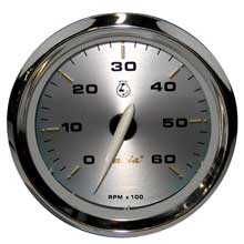 FARIA Kronos 4 inch tachometer - 6,000 rpm (gas - inboard i/o)