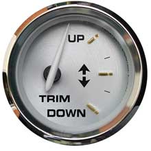 FARIA Kronos 2 inch trim gauge (mercury / mariner / mercruiser / volvo dp / yamaha-2001 and newer)