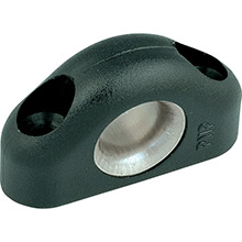 RONSTAN Fairlead black plastic w and stainless steel liner %2D 85mm5 and 16 inch id
