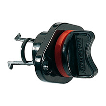 RONSTAN Drain plug housing %2D coarse thread %2D black nylon