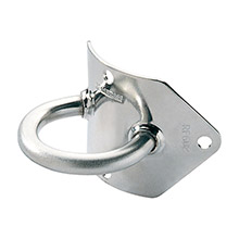 RONSTAN Spinnaker pole ring %2D curved base %2D 35mm1%2D3 and 8 inch id