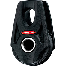 RONSTAN Series 30 ball bearing orbit block %2D single %2D becket %2D lashing head