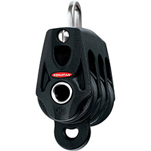 RONSTAN Series 30 ball bearing orbit block %2D triple %2D becket