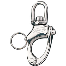 RONSTAN Snap shackle %2D small swivel bail %2D 69mm2%2D3 and 4 inch length