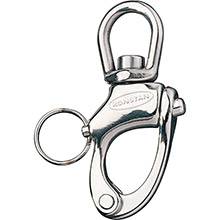 RONSTAN Snap shackle %2D large swivel bail %2D 73mm2%2D7 and 8 inch length