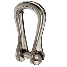 RONSTAN Narrow slotted pin shackle %2D 3 and 16 inch pin %2D 13 and 32 inch l x 5 and 16 inch w