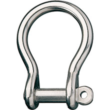 RONSTAN Bow shackle %2D 3 and 8 inch pin %2D 2%2D1 and 16 inch l x 13 and 32 inch w