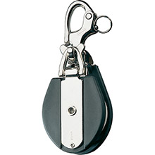 RONSTAN Snatch block acetal sheave %2D single %2D 12mm1 and 2 inch max rope diameter