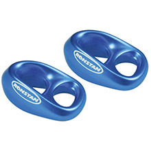 RONSTAN Shock %2D 3 and 16 inch line %2D 1 and 4 inch webbing %2D blue %2D pair