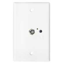 KING Jack tv antenna power injector switch plate white