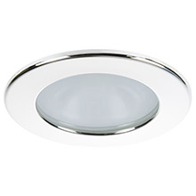 QUICK Kai xp downlight led %2D 4w ip66 screw mounted %2D round white bezel round warm white light