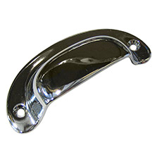 PERKO Surface Mount Drawer Pull %2D Chrome Plated Zinc