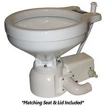 RARITAN Sea era household size toilet %2D press %2D fresh water %2D straight 90 deg discharge %2D smart switch %2D white
