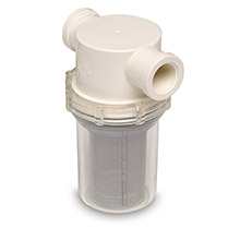 SHURFLO 1 and 2 inch raw water strainer %2D 50 mesh screen
