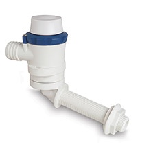 SHURFLO Piranha angled port aerator 600 livewell pump %2D 12 vdc 600 gph