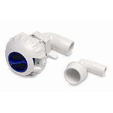 SHURFLO Livewell fill valve w and 3 and 4 inch 1%2D1 and 8 inch fittings