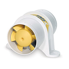 SHURFLO Yellowtail 3 inch marine blower %2D 12 vdc 120 cfm