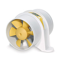 SHURFLO Yellowtail 4 inch marine blower %2D 12 vdc 215 cfm