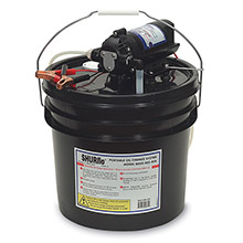 SHURFLO Oil change pump w and 35 gallon bucket %2D 12 vdc 15 gpm