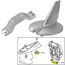 TECNOSEAL Anode kit %2D yamaha 200%2D250 hp %2D magnesium