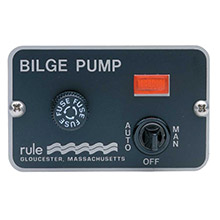 RULE Deluxe 3%2Dway panel lighted switch f and auto float 24 and 32vdc