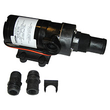 RARITAN Macerator pump %2D 24vdc w and barb adapter