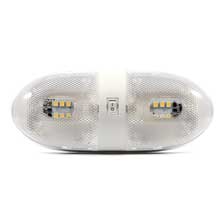 CAMCO Led double dome light %2D 12vdc %2D 320 lumens