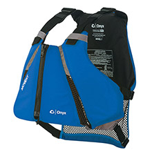 ONYX MoveVent Curve Paddle Sports Life Vest %2D XS and S %2D Blue