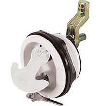 WHITECAP Locking nylon t%2Dhandle %2D white and white