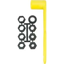 ATTWOOD Prop wrench set fits 17/32 inch to 1 1/4 inch prop nuts