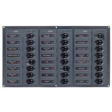 BEP MARINE Dc panel %2D 24%2Dway %2D no meter
