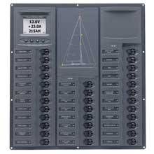 BEP MARINE Cruiser series dc circuit breaker panel with digital