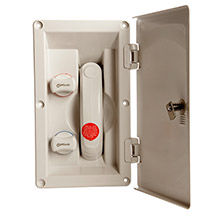 WHALE MARINE Swim ftn ft rinse transom shower hot cold mixer w and cover