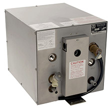 WHALE MARINE Seaward 6 gal hot water heater w and front heat exchanger galvanized exterior