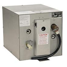 WHALE MARINE Seaward 6 gallon hot water heater w and rear heat exchanger galvanized steel