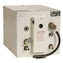 WHALE MARINE Seaward 6 gallon hot water heater w and front heat exchager white