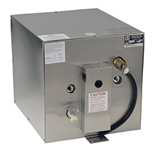 WHALE MARINE Seaward 11 gal hot water heater w and rear heat exchanger stainless steel